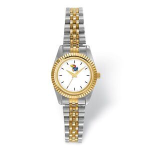 Ladies University of Kansas Pro Two-tone Watch